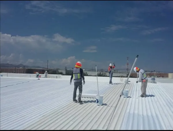 Trabajos de Impermeabilizacion en planta maquiladora Yazaki en Chihuahua en el parque industrial Supra y Complejo Industrial Chihuahua